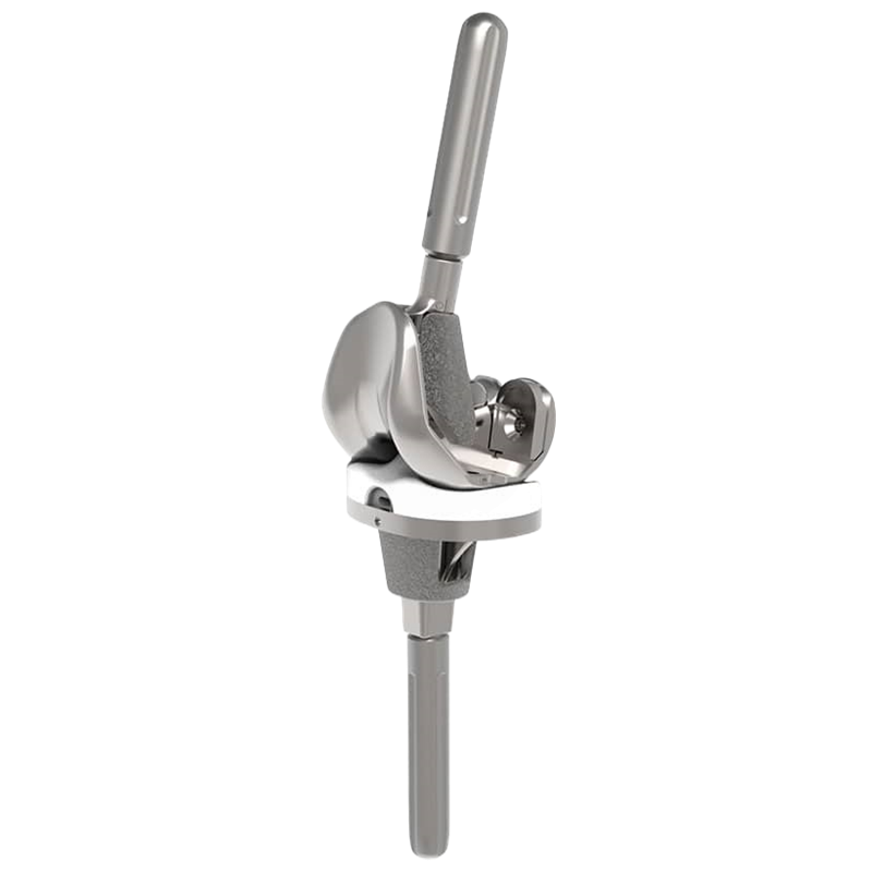 Sistema total de rodilla con bisagra